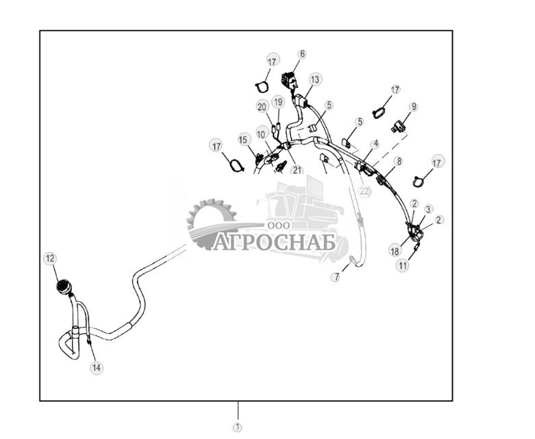 Крепежные детали жгута проводов двигателя (Engine 6090HDW37-) - ST880266 163.jpg
